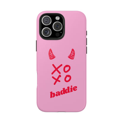 XOXO Baddie Pink iPhone Case