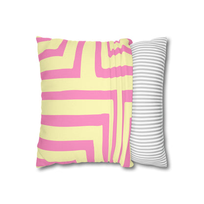 Pink & Yellow Decorative Pillow