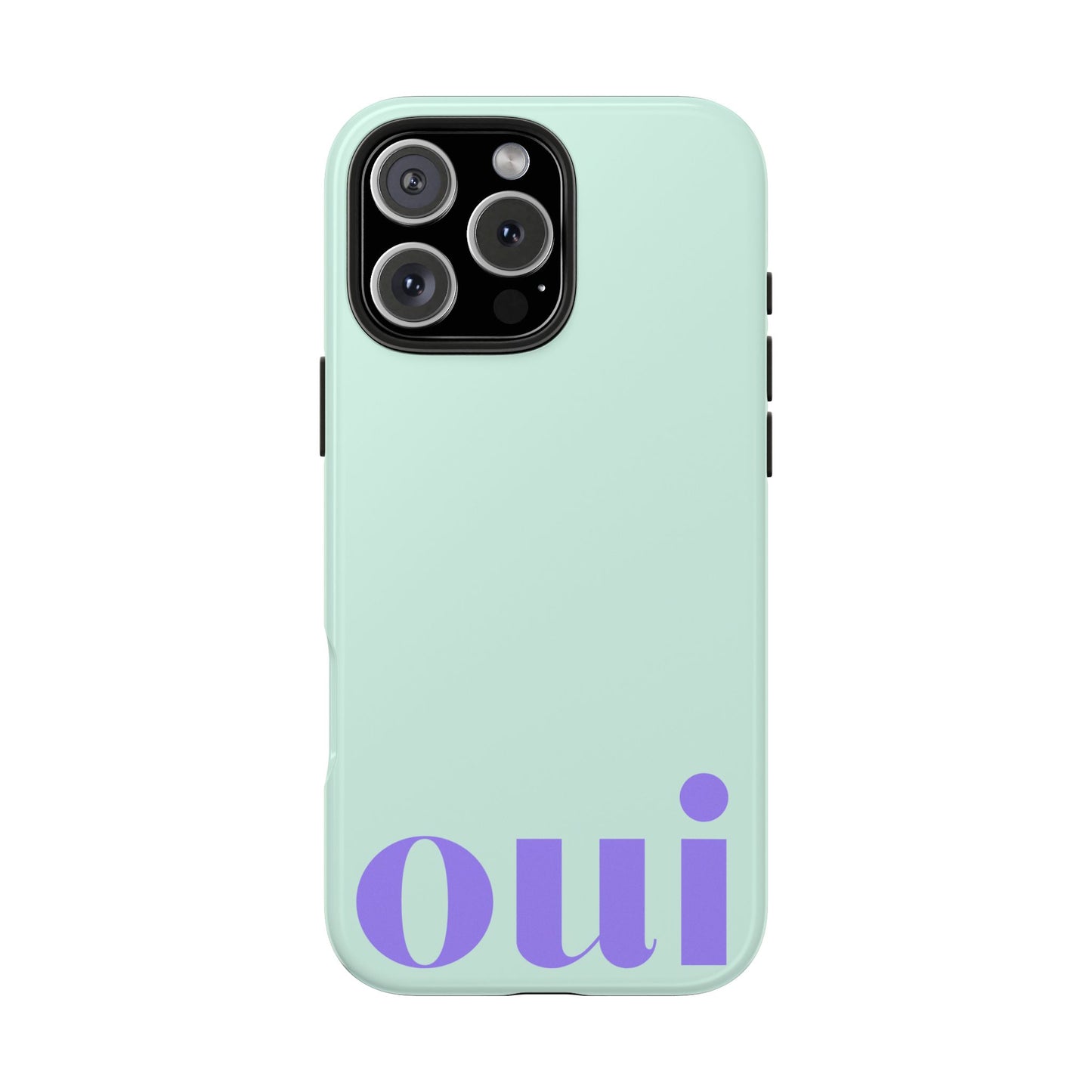 Oui Oui Green iPhone Case