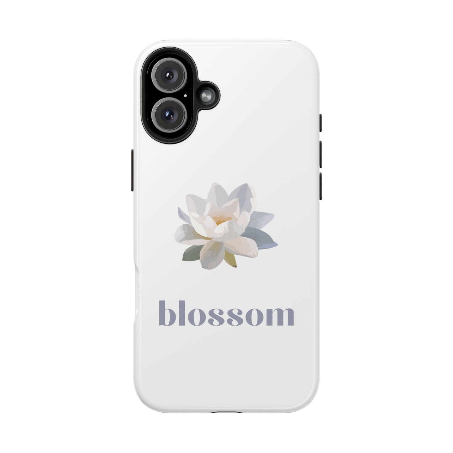 Blossom White iPhone Case