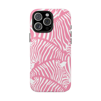 Pink Zebra iPhone Case