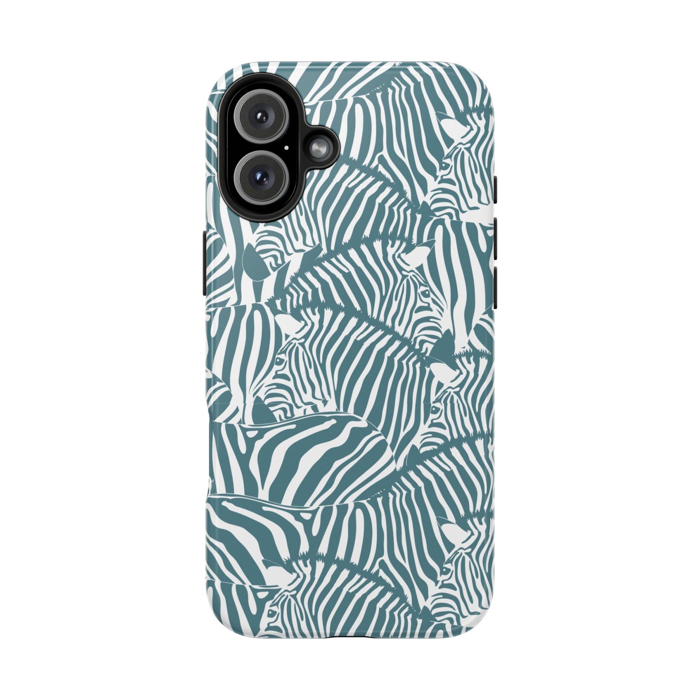 Green Zebra iPhone Case