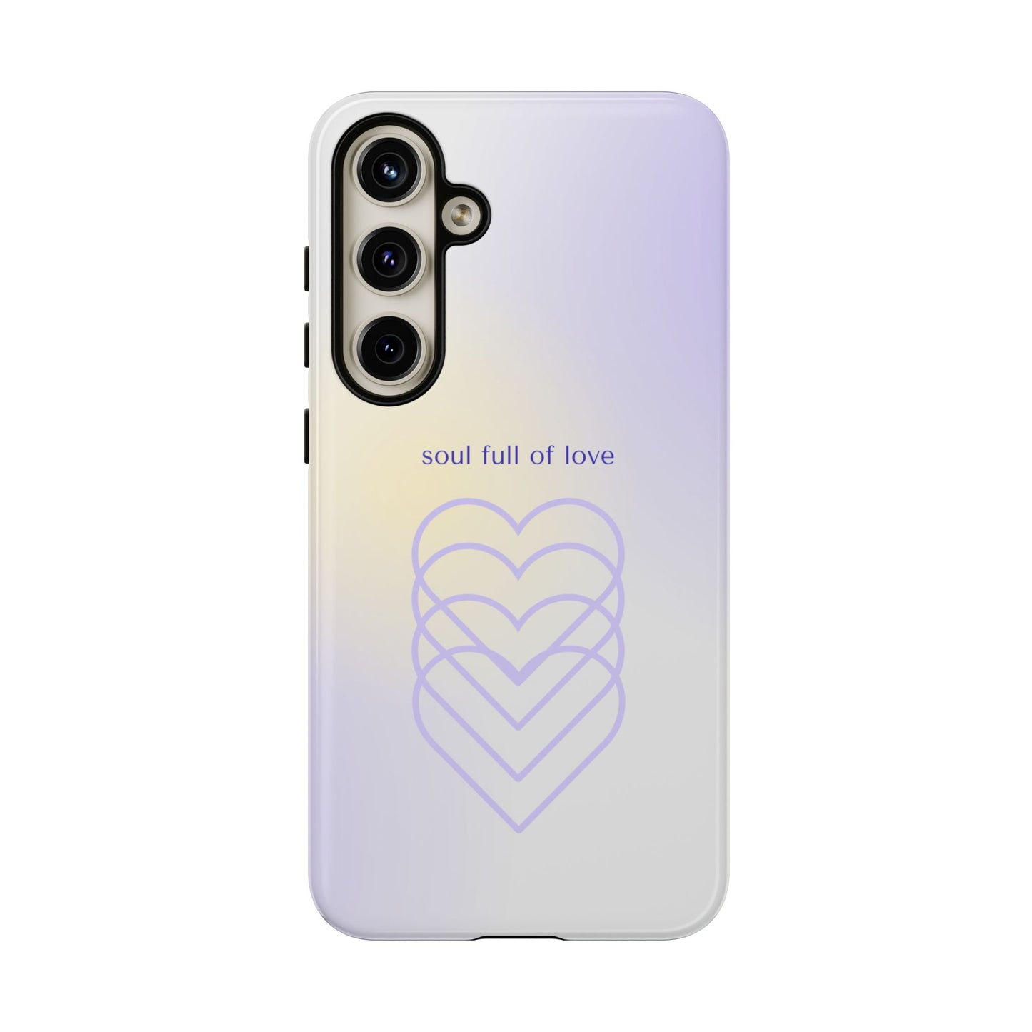 Soul Full of Love Purple Samsung Case