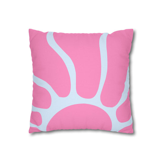 Pink Sun Decorative Pillow