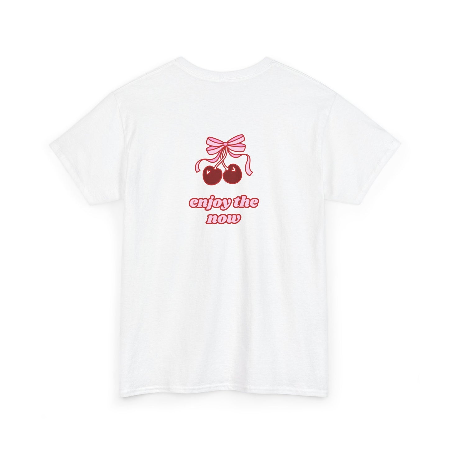Cherry Enjoy the Now Graphic T-Shirt