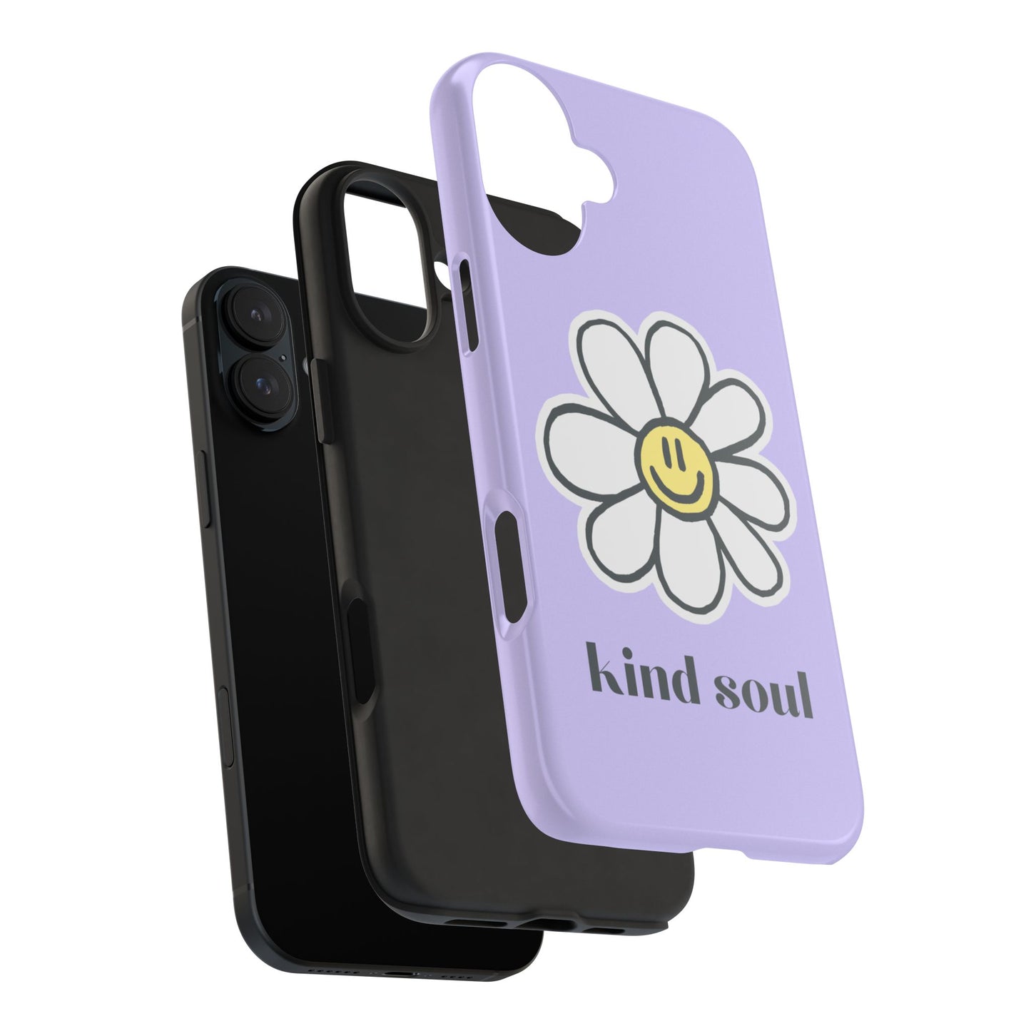 Kind Soul Purple iPhone Case