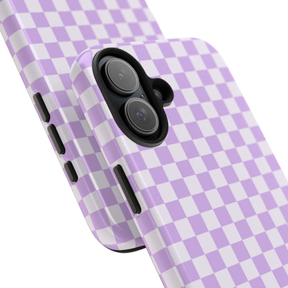 Purple Squares iPhone Case