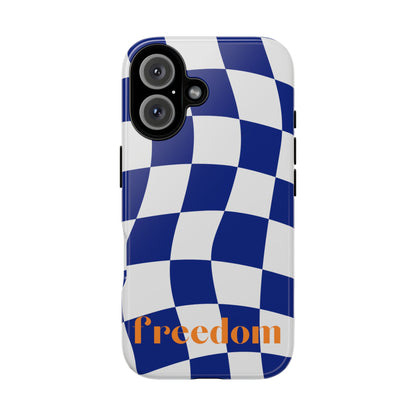 Freedom Blue iPhone Case