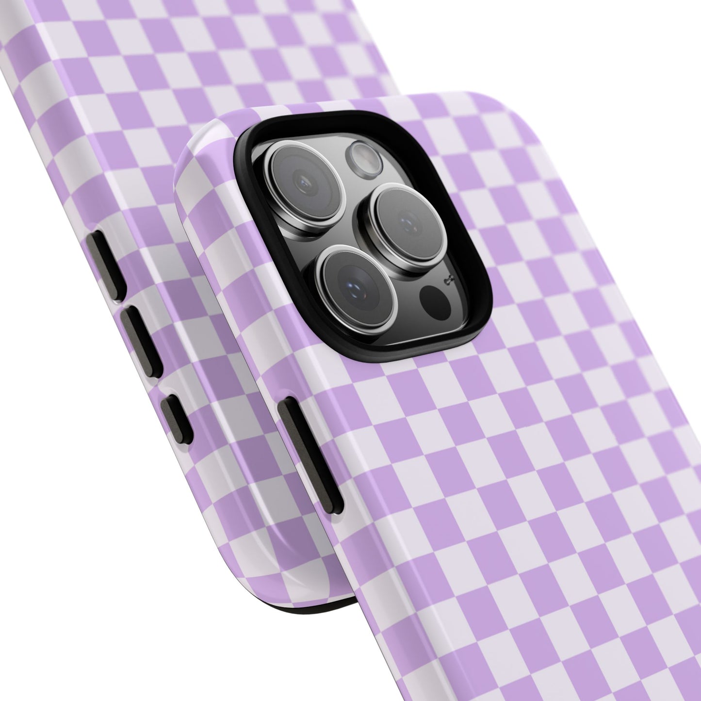 Purple Squares iPhone Case