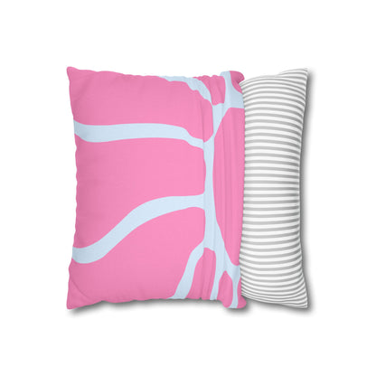 Pink Sun Decorative Pillow