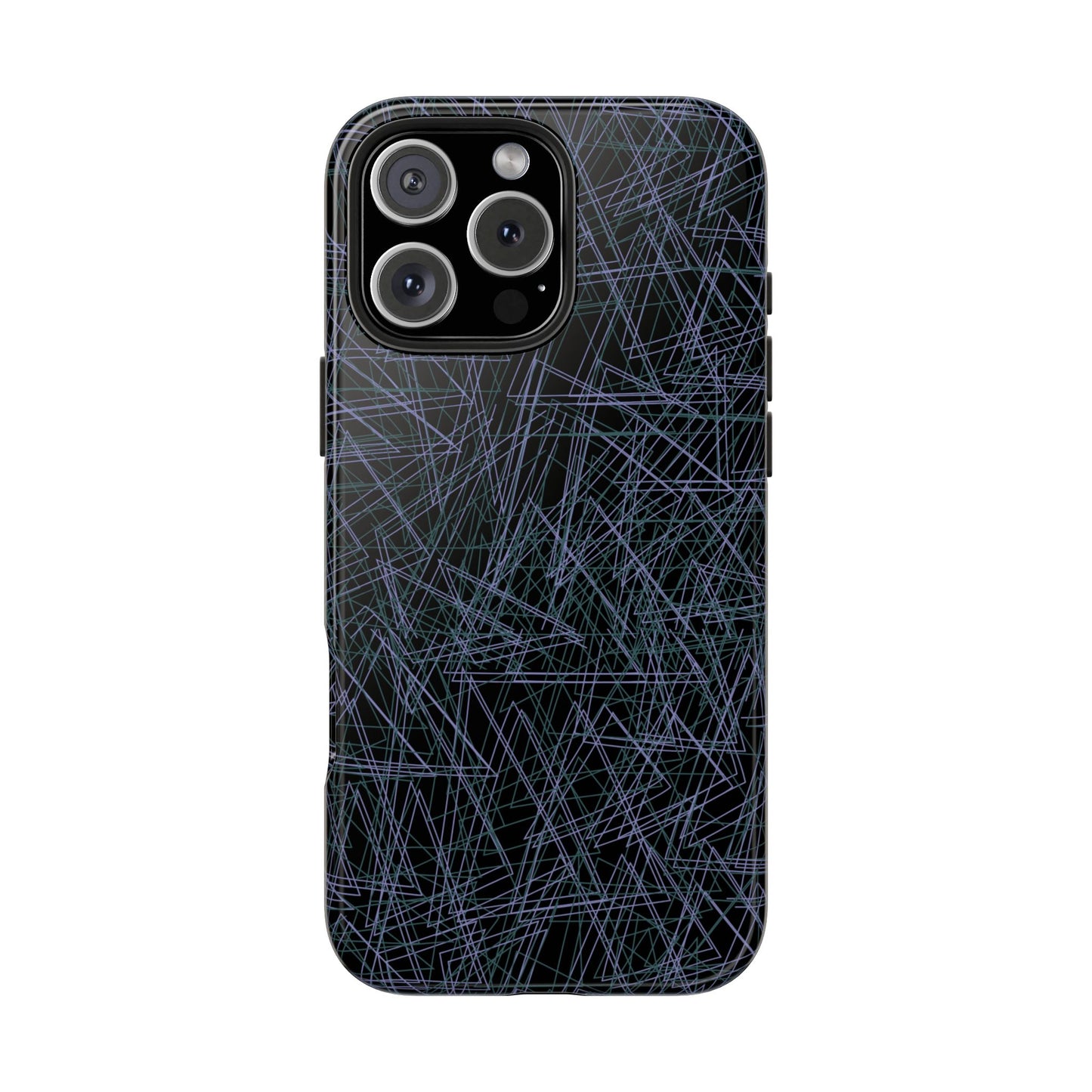 Abstract Black iPhone Case