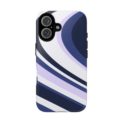 Abstract Purple & Blue iPhone Case