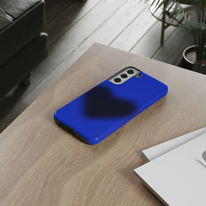 Black Heart Blue Samsung Case