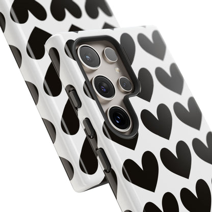 Black Hearts Samsung Case