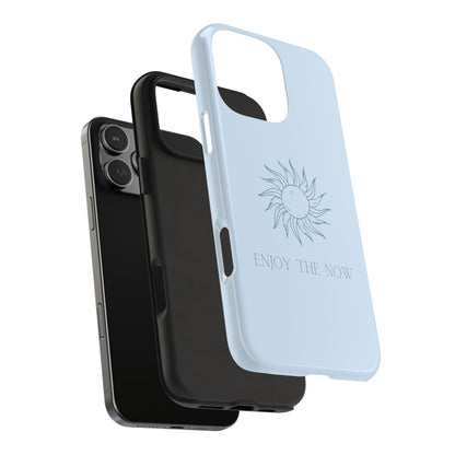 Enjoy The Now Blue iPhone Case