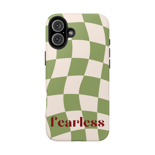 Green Chessboard iPhone Case