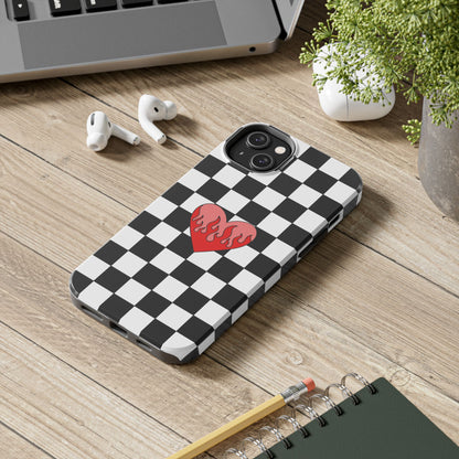 Checkmate Black & White iPhone Case