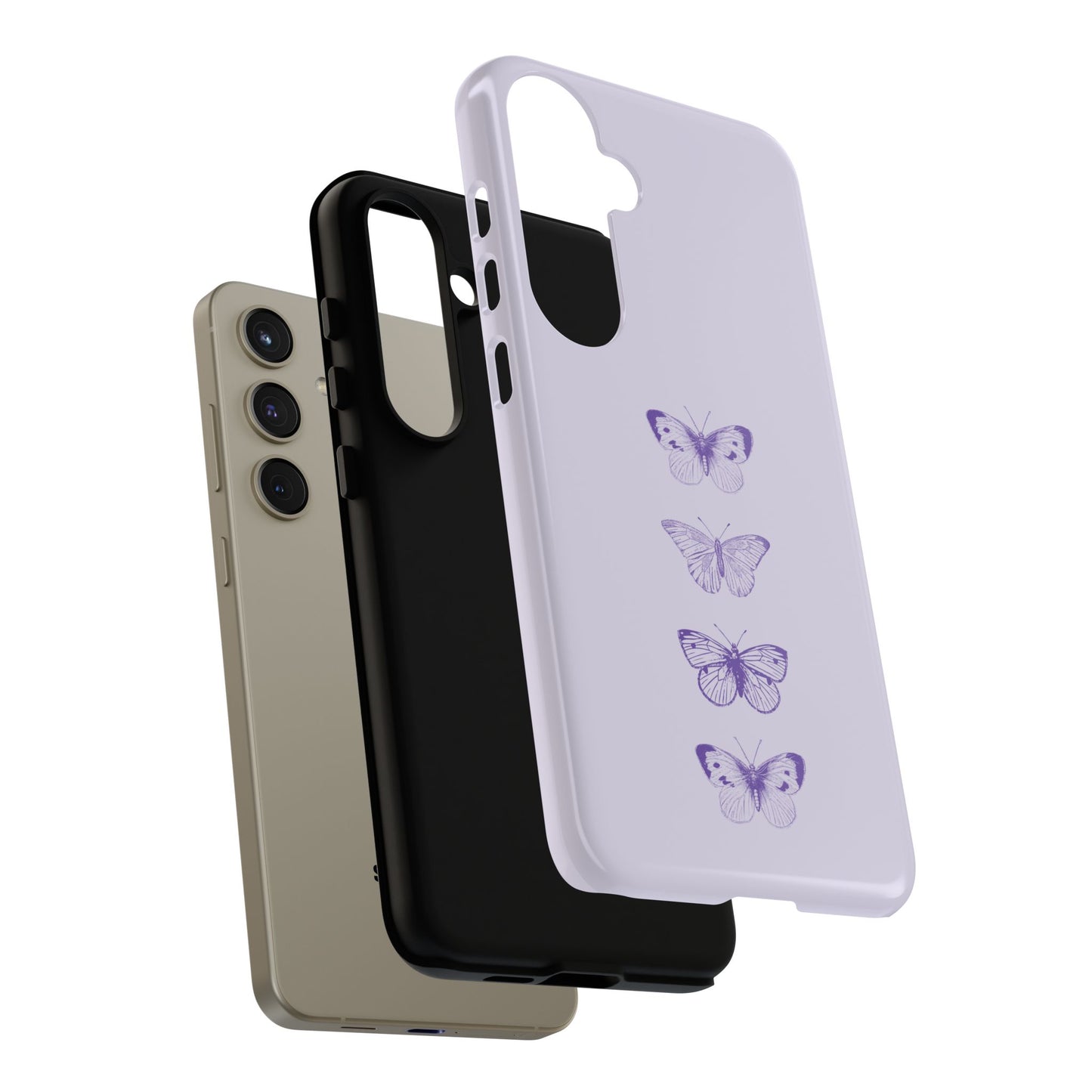 Purple Butterfly Samsung Case