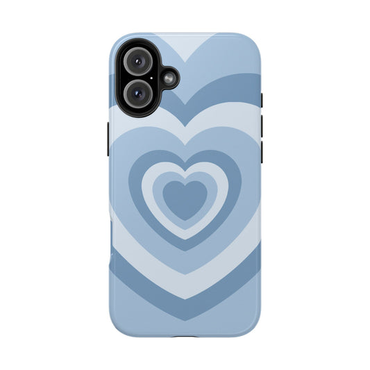 Infinity Blue Hearts iPhone Case