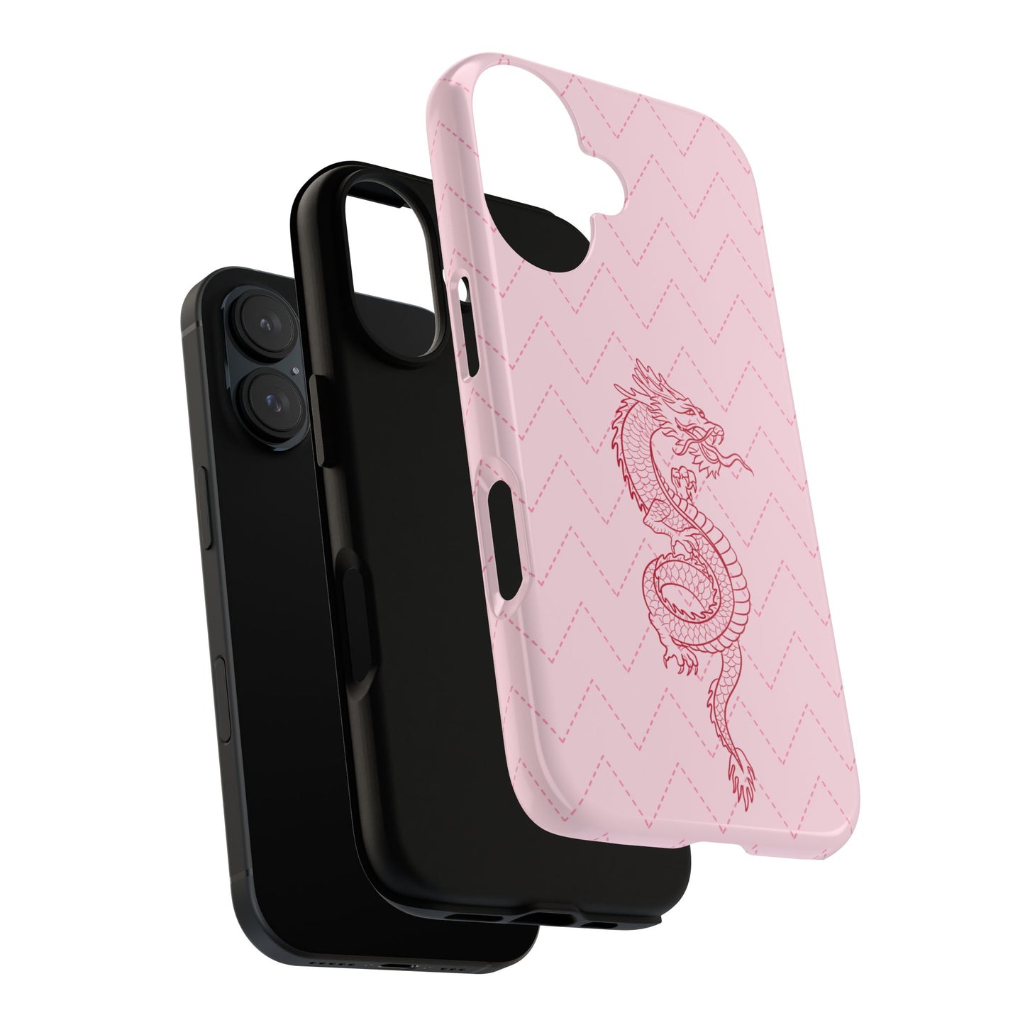 Pink Dragon iPhone Case