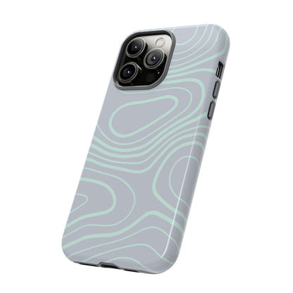 Mint Fine Lines iPhone Case