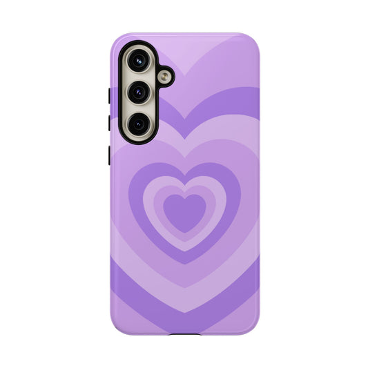 Infinity Purple Hearts Samsung Case