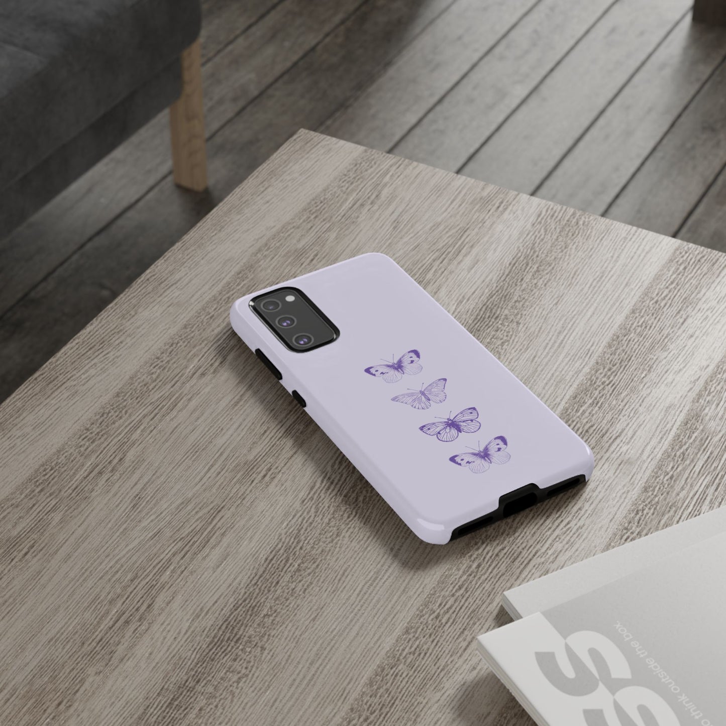 Purple Butterfly Samsung Case