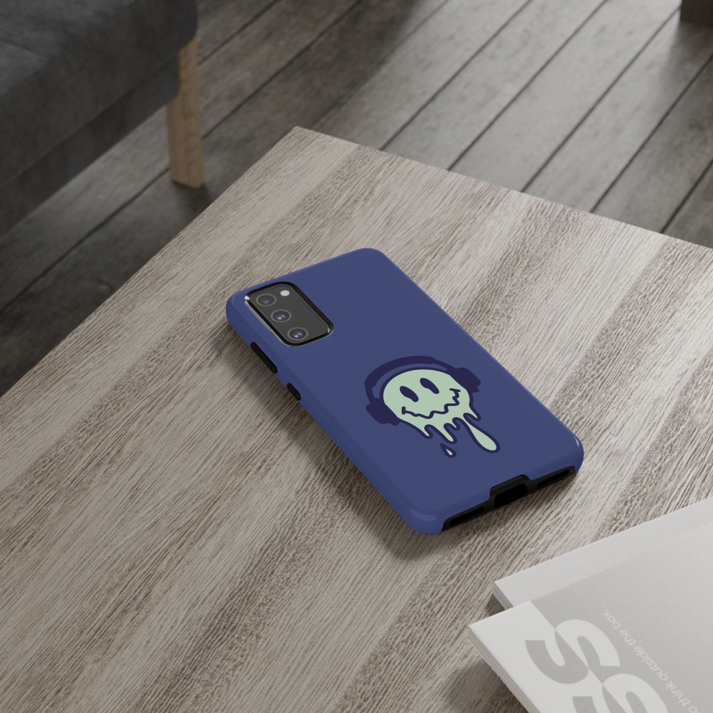 Blue Smiley Face Samsung Case