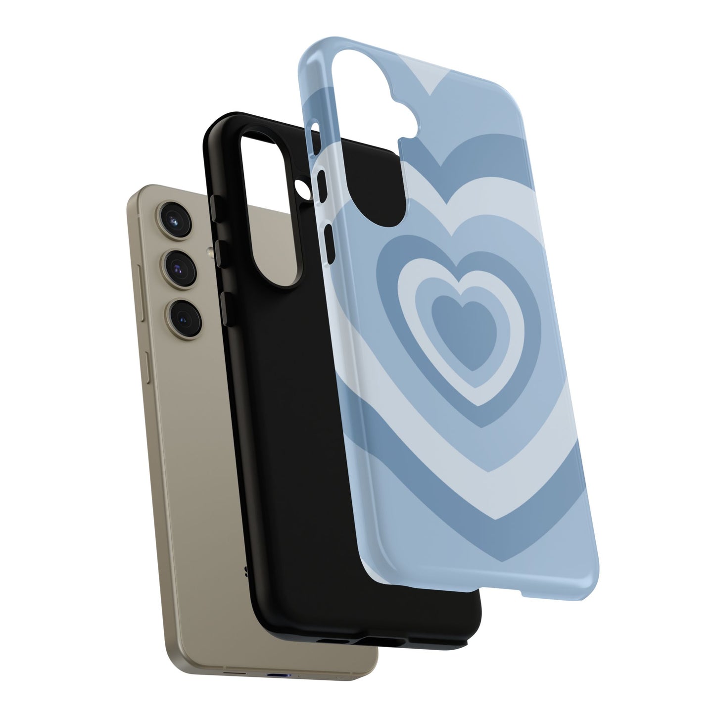 Infinity Blue Hearts Samsung Case