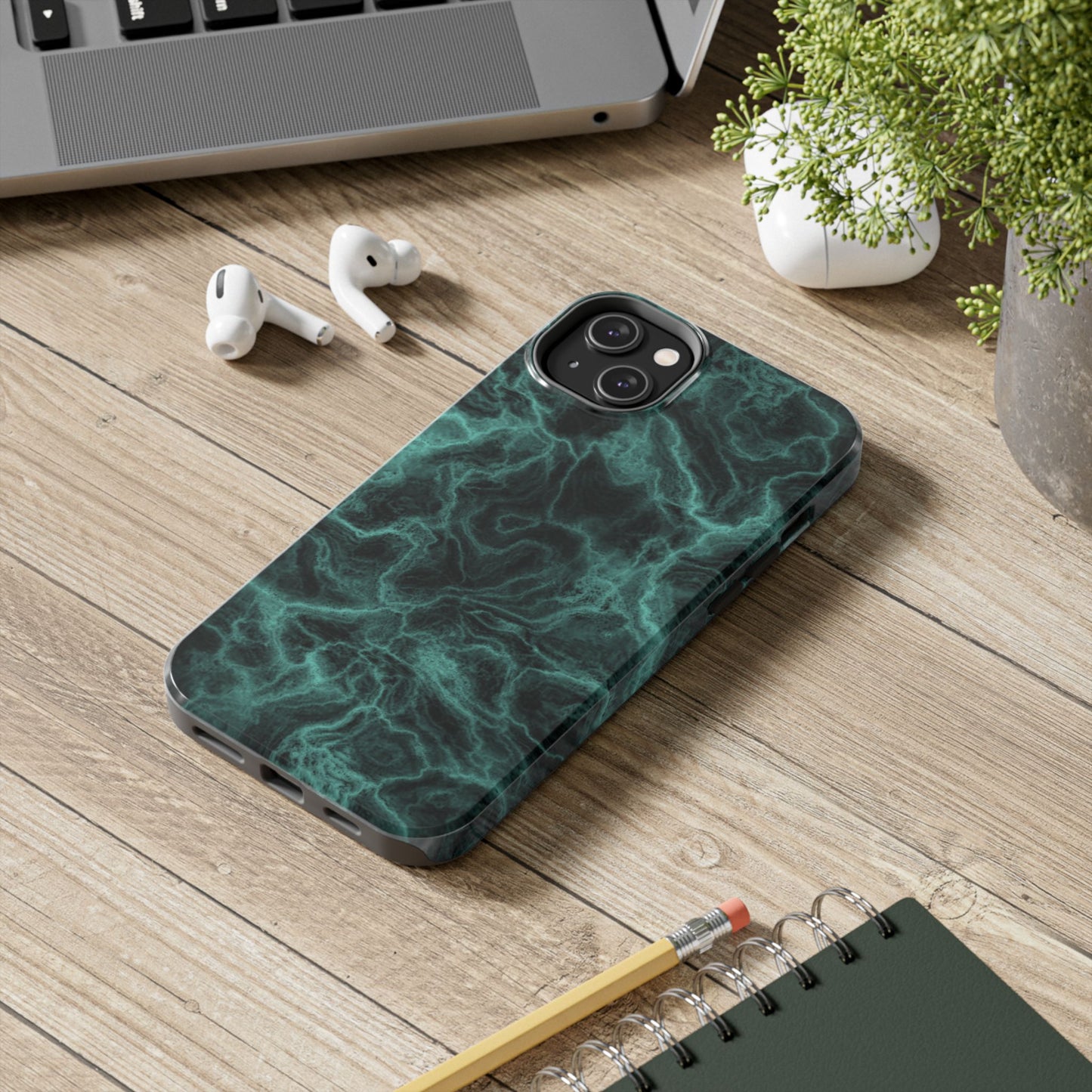 Electric Green iPhone Case