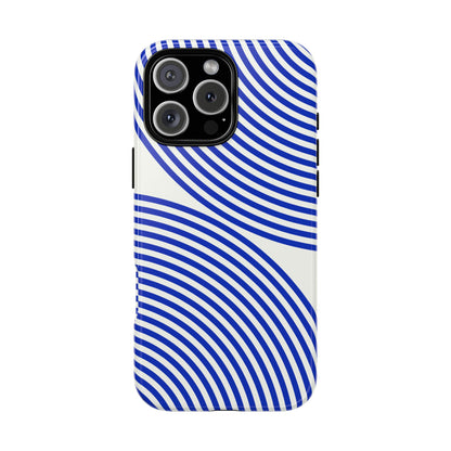 Blue Circles iPhone Case