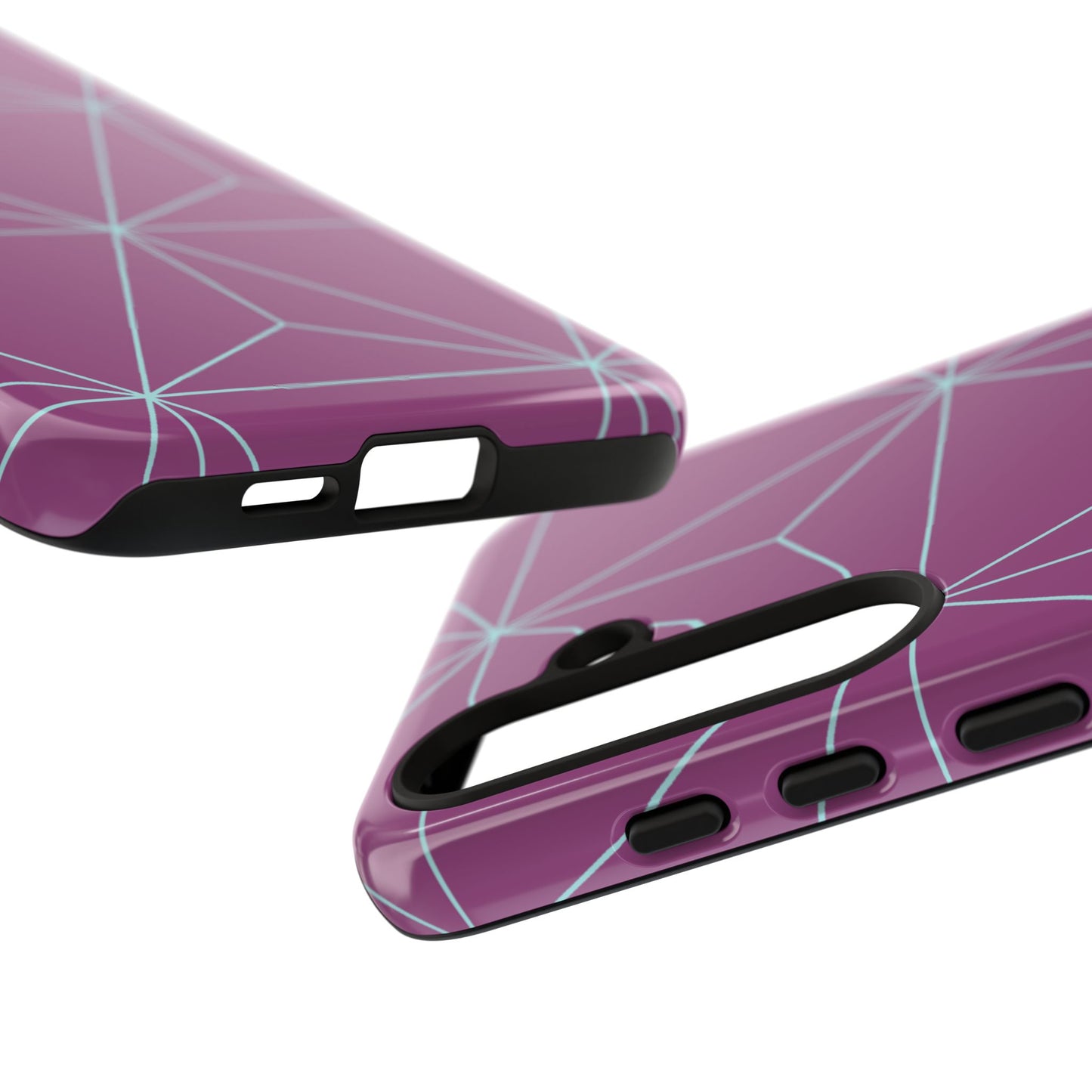 Purple Triangles Samsung Case