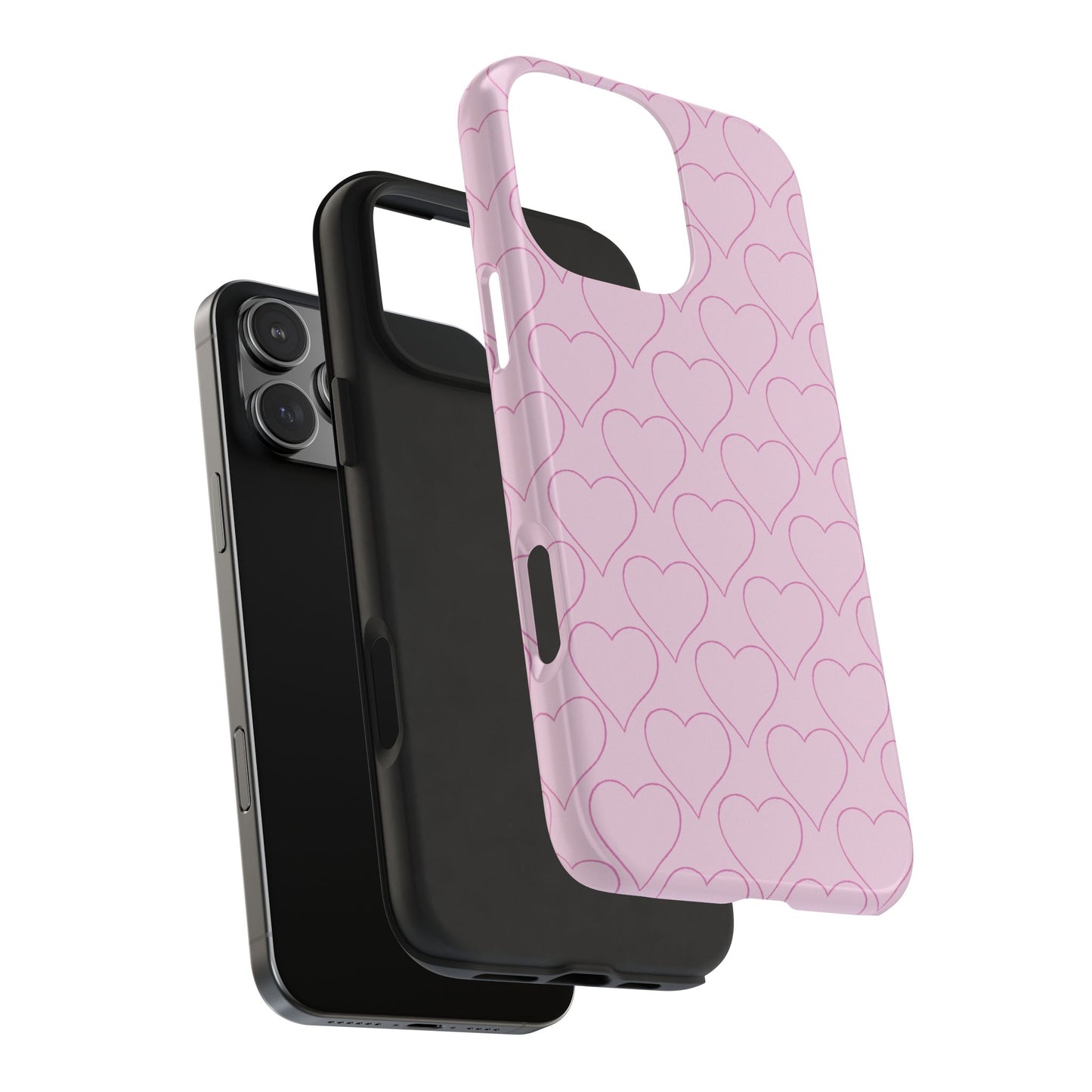 Hug of Hearts Pink iPhone Case