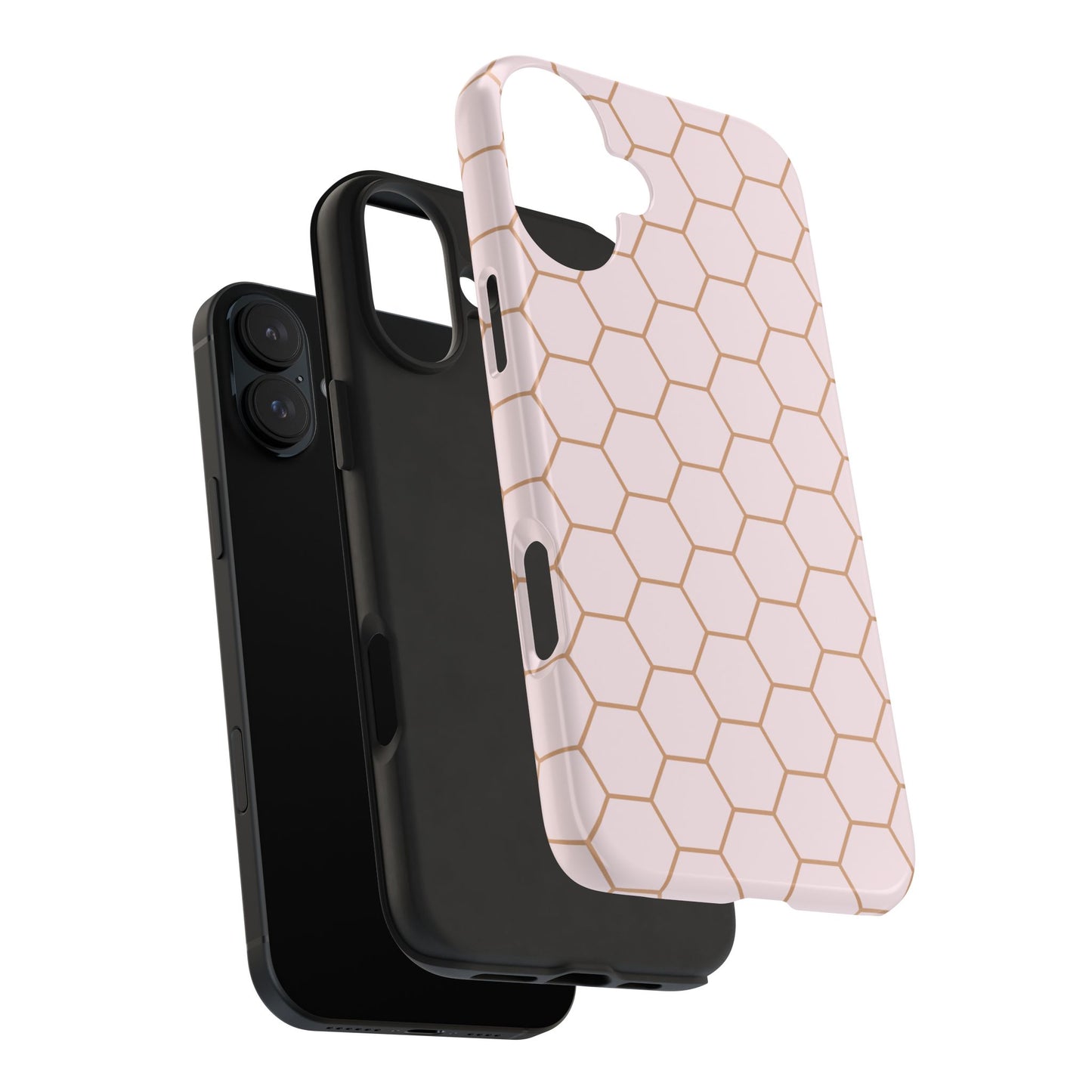 Coque iPhone rose abeille