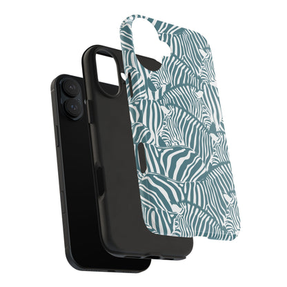 Green Zebra iPhone Case