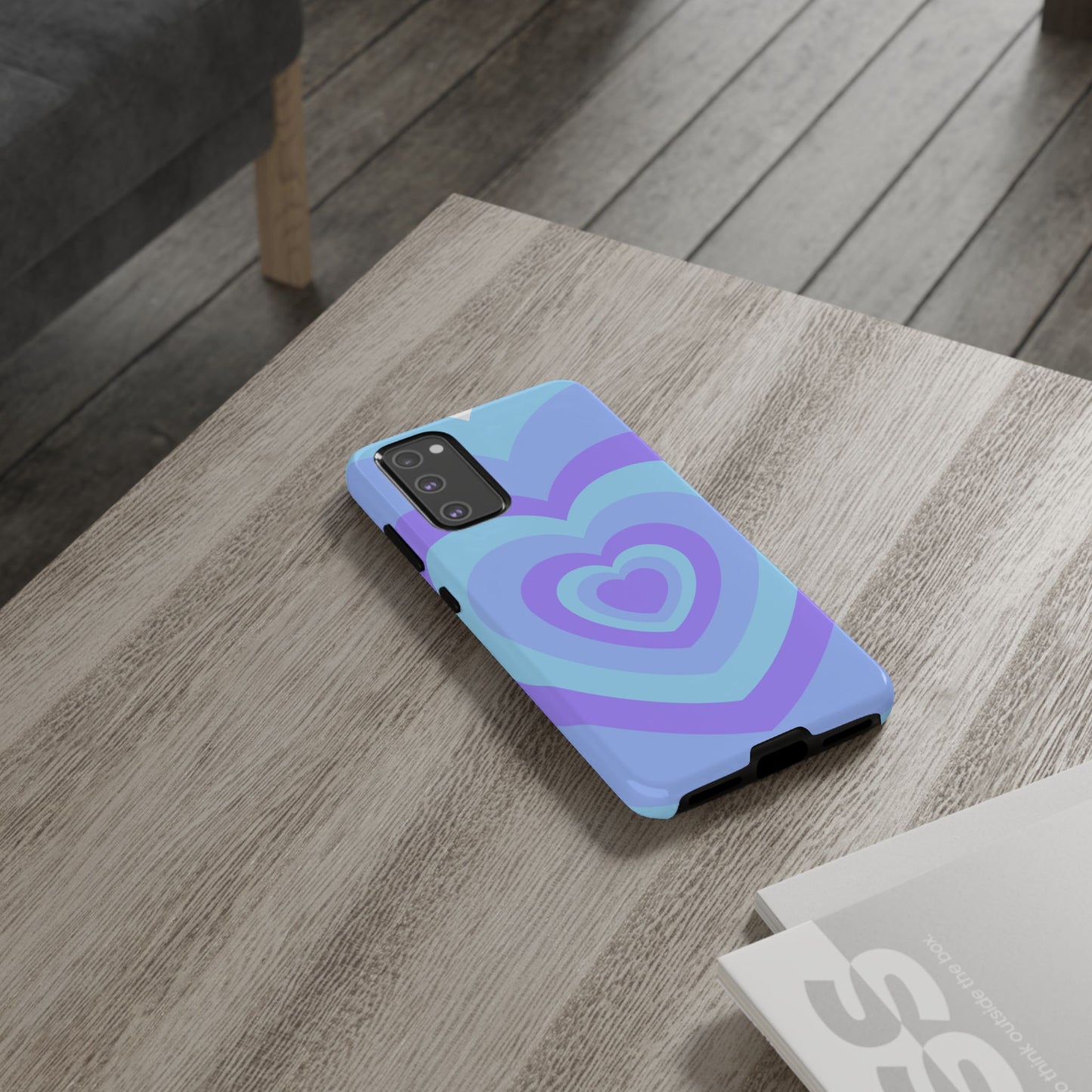 Infinity Blue & Purple Hearts Samsung Case