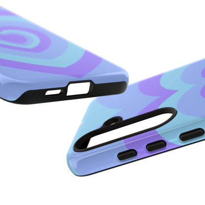 Infinity Blue & Purple Hearts Samsung Case