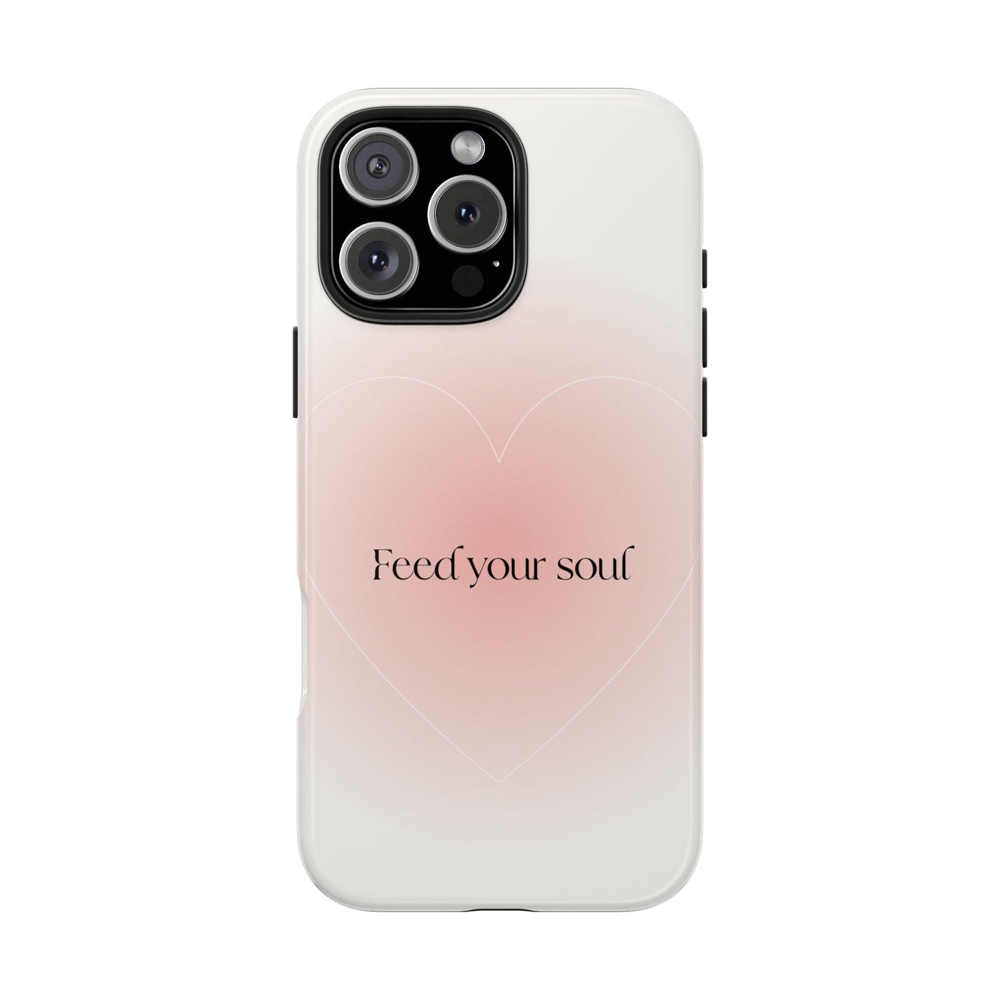 Feed Your Soul Pink iPhone Case