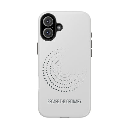 Escape The Ordinary White iPhone Case