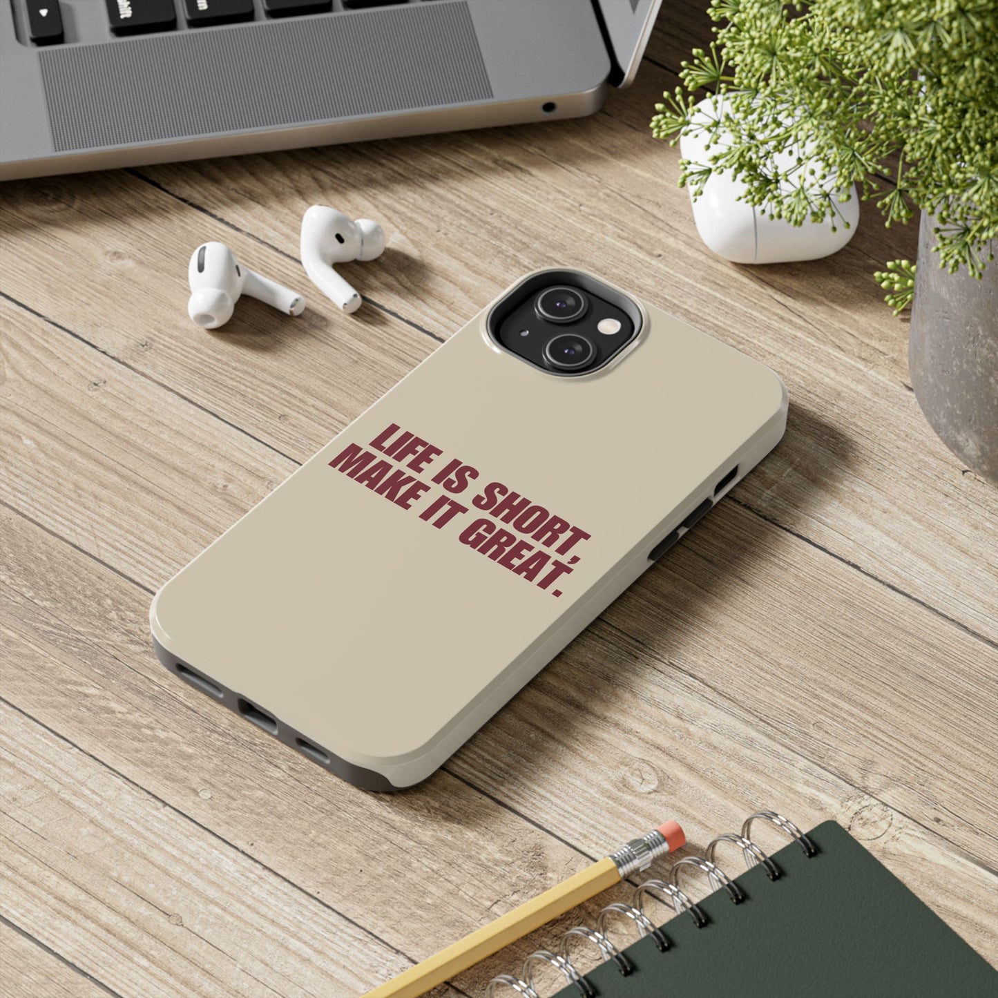 Life is short. iPhone Case