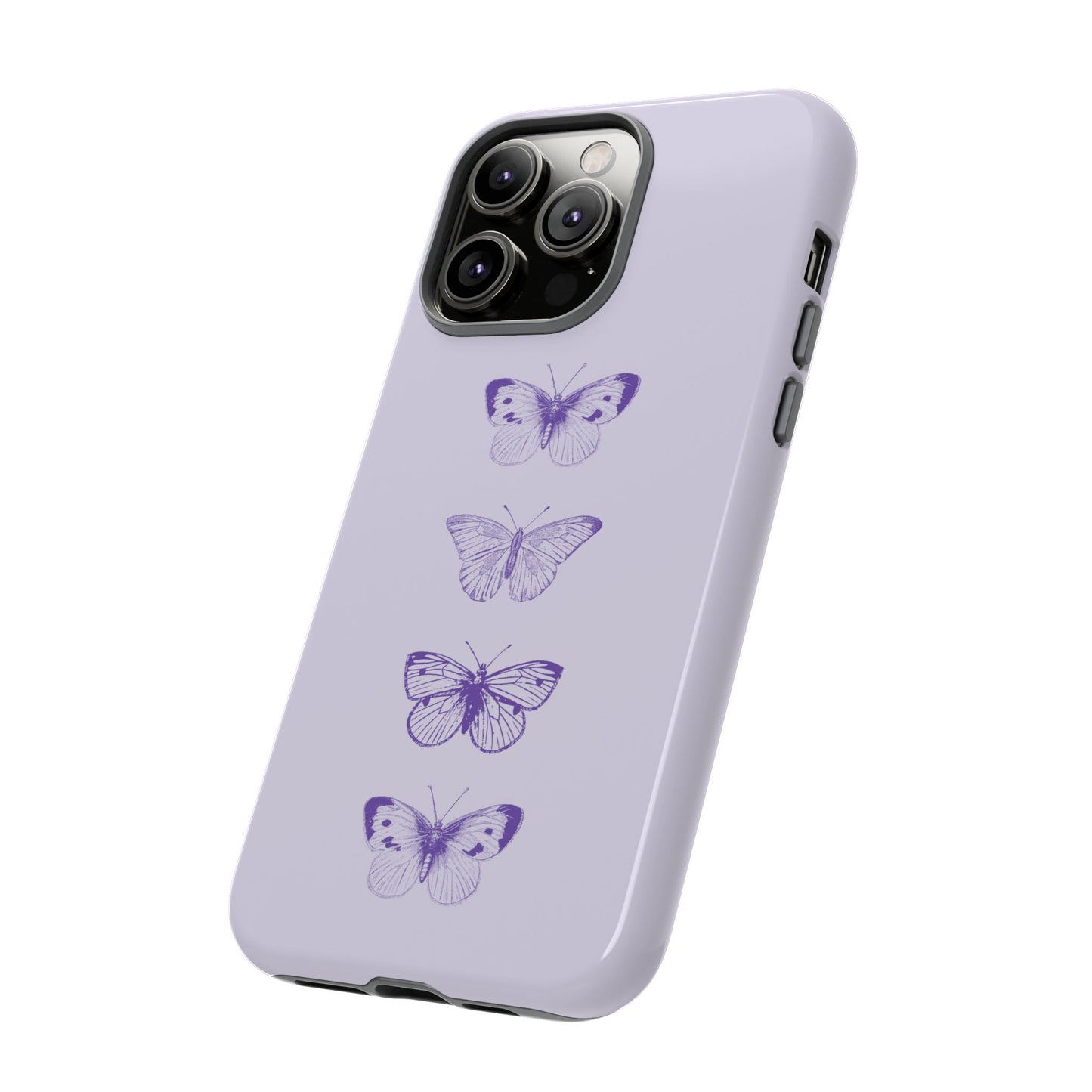 Purple Butterfly iPhone Case