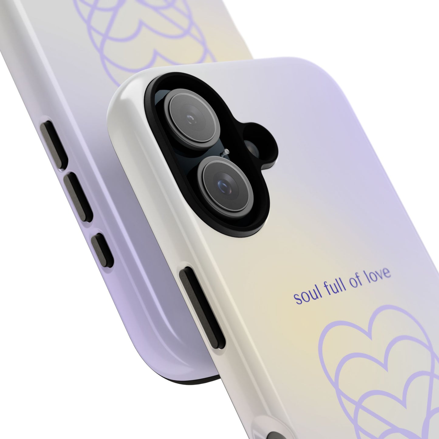 Soul Full of Love Purple iPhone Case