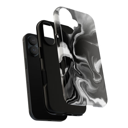 Black Fluid iPhone Case