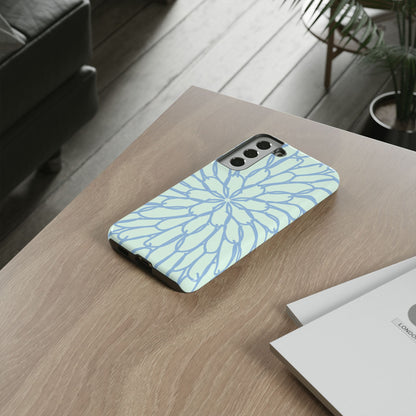 Abstract Flower Mint Samsung Case