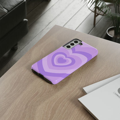 Infinity Purple Hearts Samsung Case