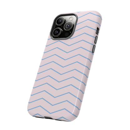 Pink & Blue Graphic iPhone Case