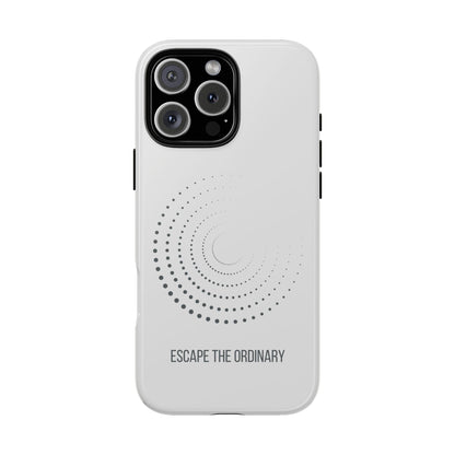 Escape The Ordinary White iPhone Case