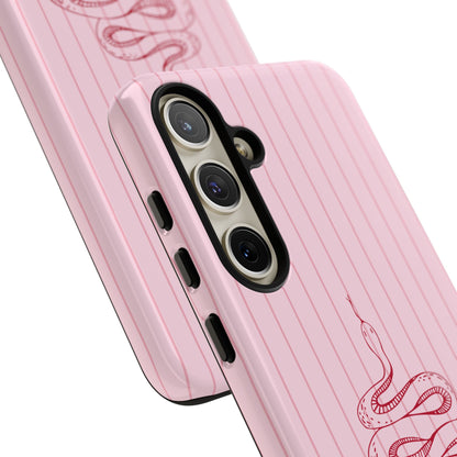 Red Snake Pink Samsung Case