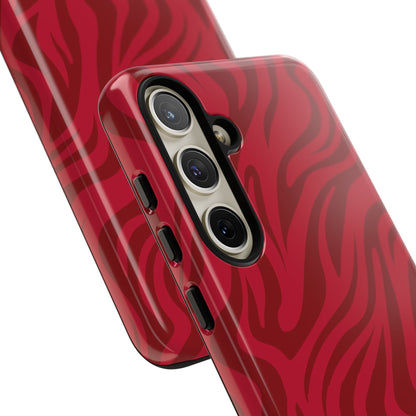 Fire Red Samsung Case