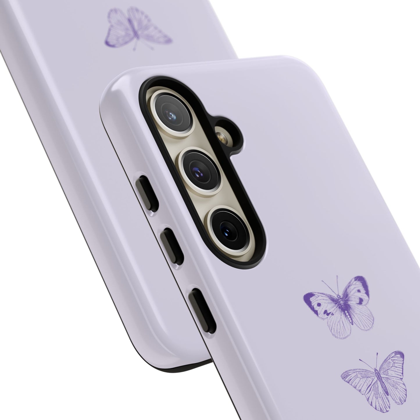 Purple Butterfly Samsung Case